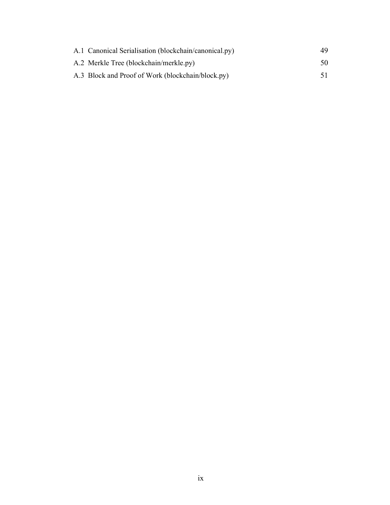 Blockchain Certificate Verification with MySQL project report — page 9