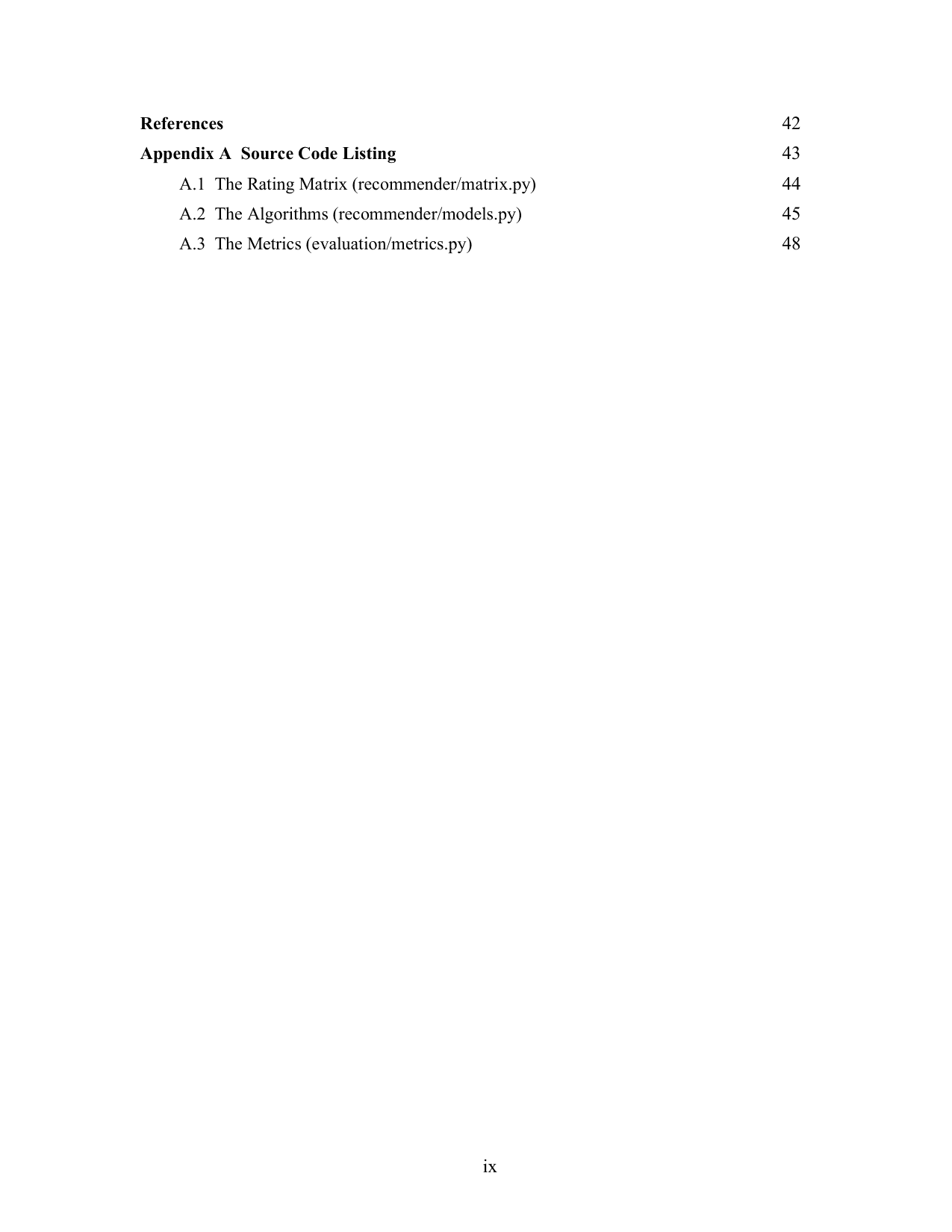 Movie Recommendation System with MySQL project report — page 9