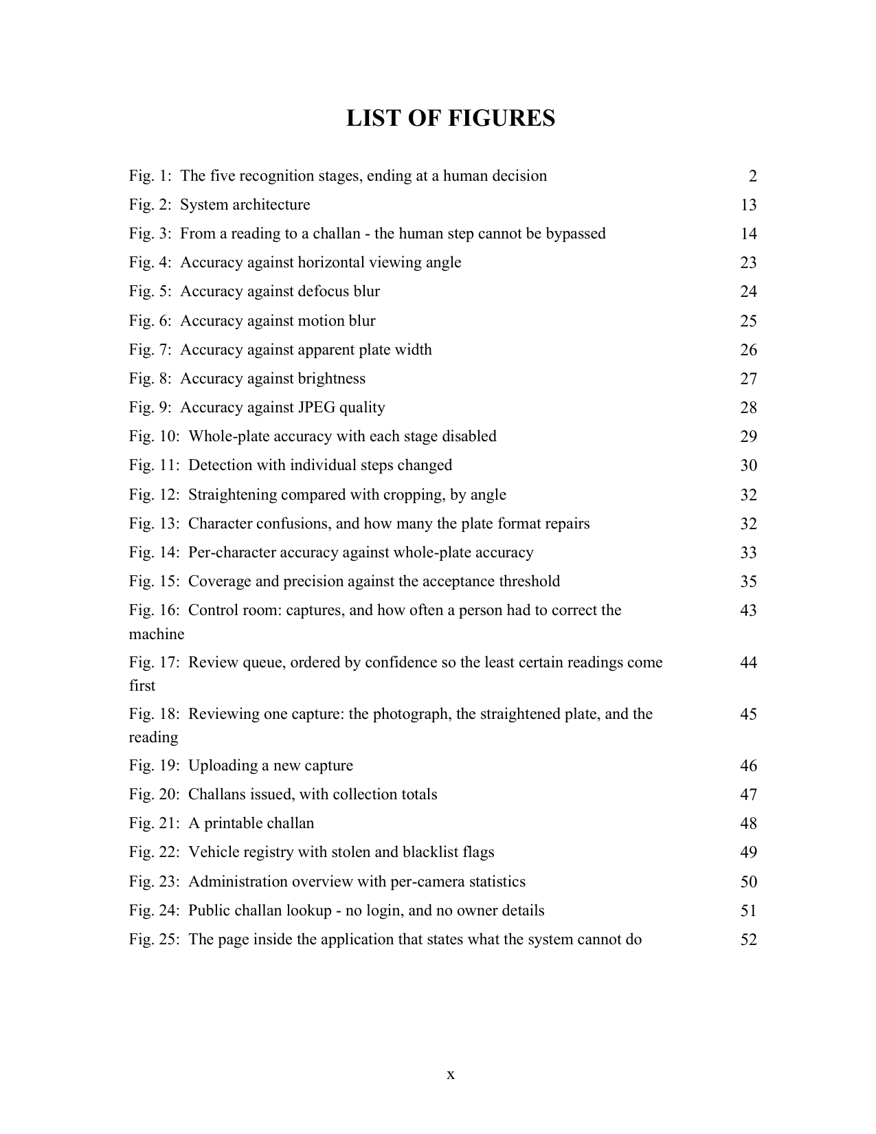 Number Plate Recognition with Automatic Challan project report — page 10