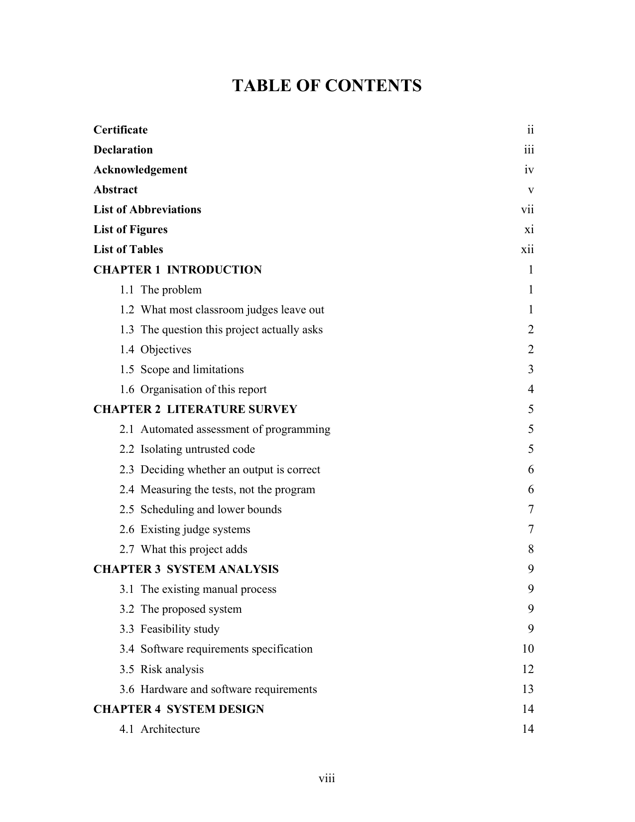 Online Code Judge and Auto-Grader with a Real Sandbox (Node.js, React, SQLite) project report — page 8