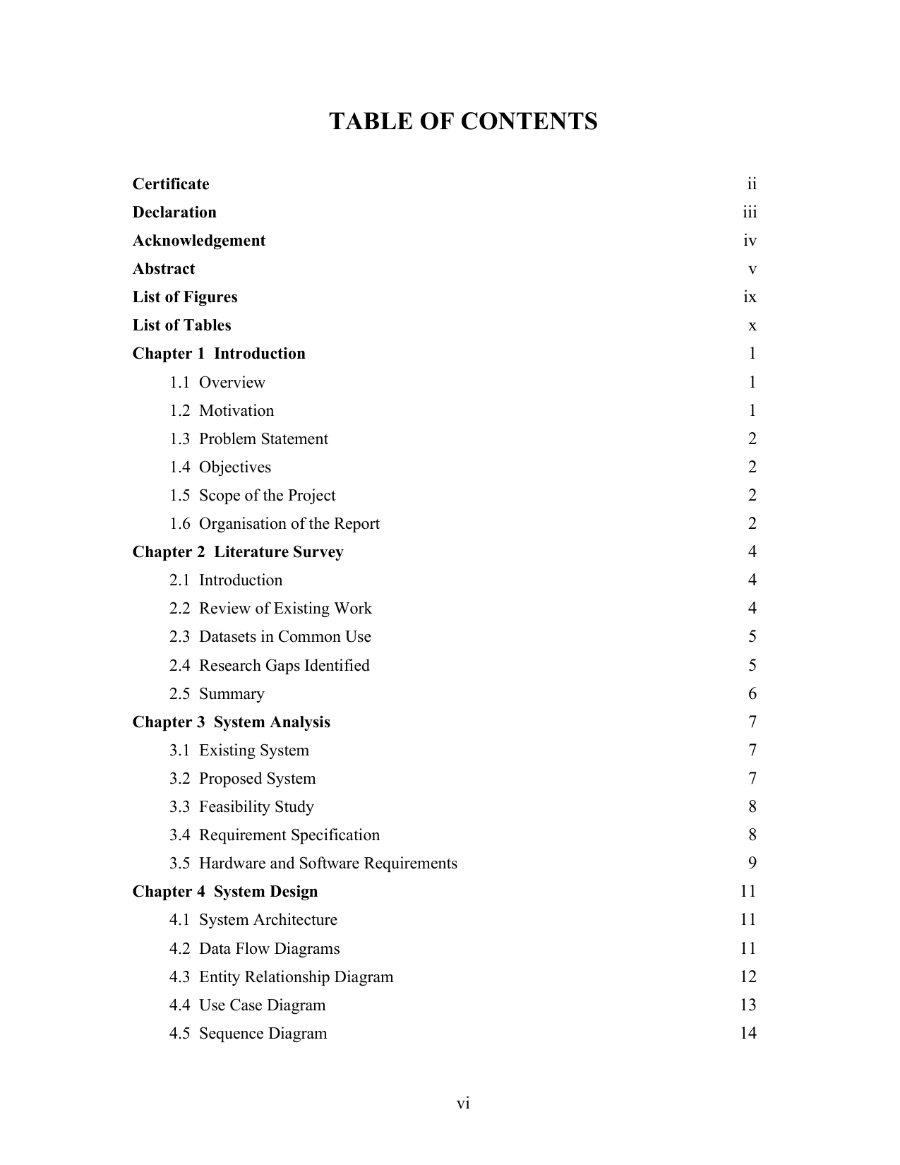 Phishing Website Detection using Machine Learning project report — page 6